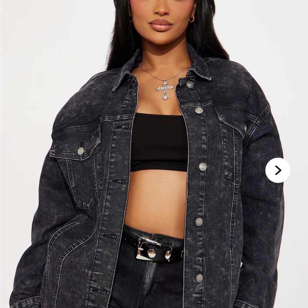 Women's Black Denim Jacket